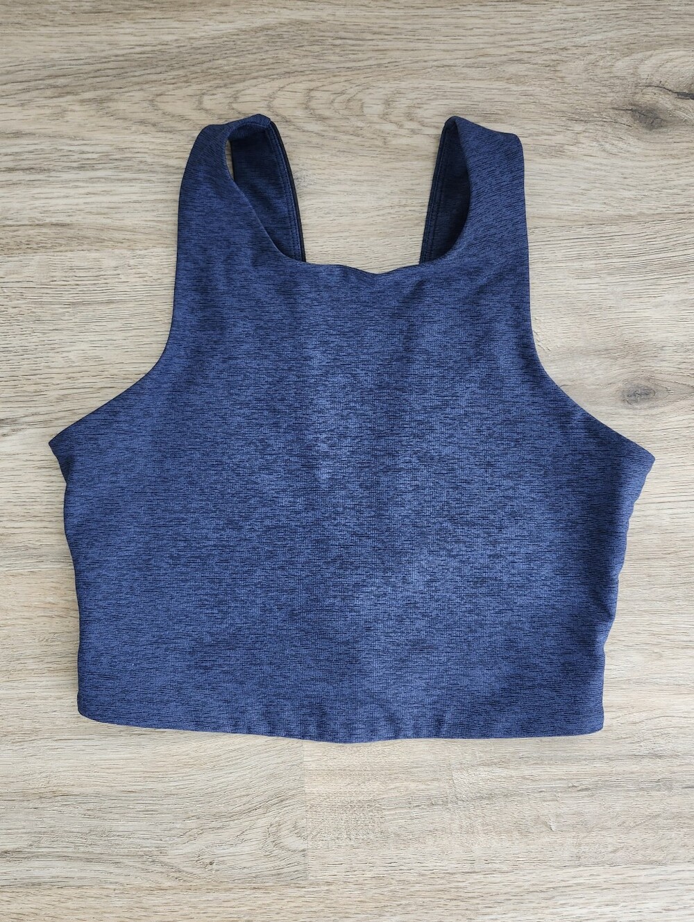 Outdoor Voices Venus Crop Top Colorblock Blue/Black/Grey, XS